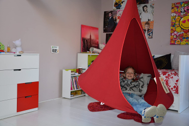 Preview: VIVERE Cacoon Hängezelt Red Chili 1Person